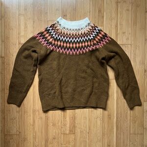 Amazon Essentials Multicolor Knit Sweater Size M